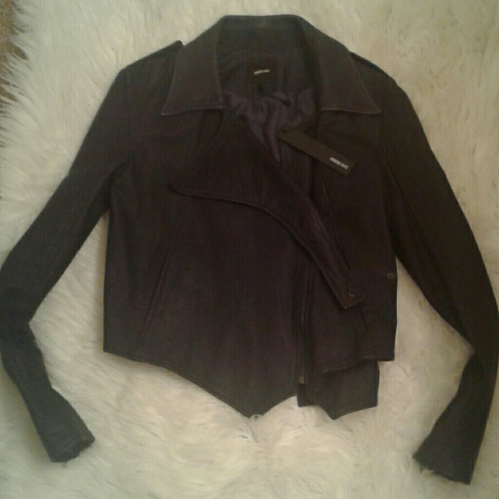 Kimberly Ovitz bison color Murai motorcycle jacket